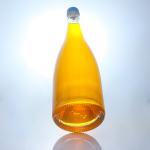 Pear Shaped Screw Cap Glass Bottle Made in for Super Flint Rum Vodka Whisky