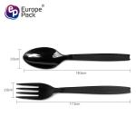 Factory direct dessert supplies 6.5 inch disposable plastic cutlery set