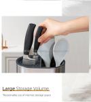 Modern Stainless Steel Knife Block Holder 18x11.5x19.4mm for Sustainable Kitchen
