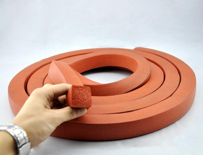 Soft Colored Silicone Foam Strip No Poison For High Temperature Sealing