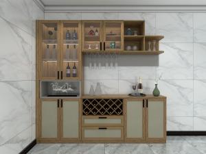 China Wine Cabinets In Fashion Design Bottle Storage Rack From China Furniture Supplier In-Wall Cabinets For Modern House factory