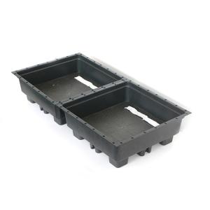 China Garden Usage Plastic Square Plant Containers Rooftop Planter Garden Seed Propagation Tray factory