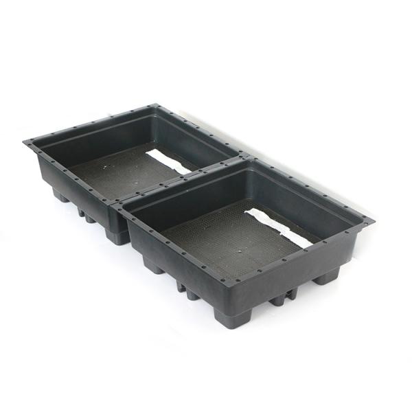 Plastic Green Roofs Rectangle Garden Tray 500x500mm for 4 Square Units and