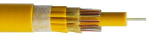 China LSZH Sheath 2-144 Core Mini-Optic Cables with 20D/15D Bending Radius factory