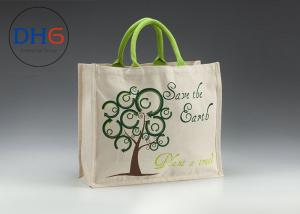 China Gray Natural Custom Cotton Tote Bags Easily Packed Machine Cutted Branded Logo factory