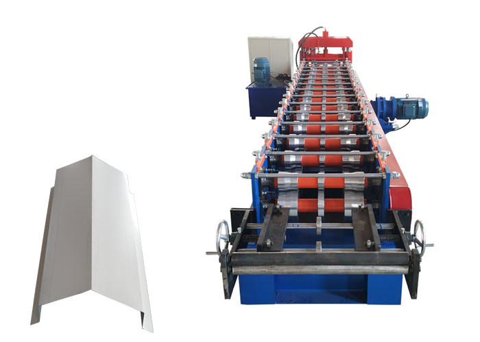 Building Material Ridge Cap Roll Forming Machine Voltage 220V 50Hz 3 Phases