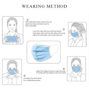 China Professional 3 Layer Face Mask Soft Skin Friendly FDA CE Certificates factory