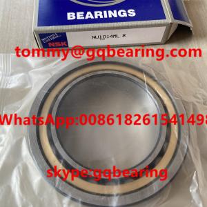 China NSK SKF NU1014ML Brass Cage Cylindrical Roller Bearing 70X110X20mm factory