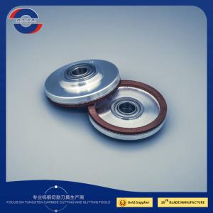 China ISO 9001 Round Circular Slitter Blades 90HRA 91.5HRA Golden Coated factory
