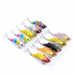 China 3D Eyes Hard VIB Fishing Lure 10 Colors 5.50CM/10g 8# Hook factory