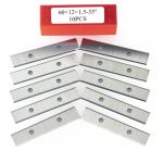 Carbide Woodturning Tools Replacement Plane Blades 60x12x1.5-35°