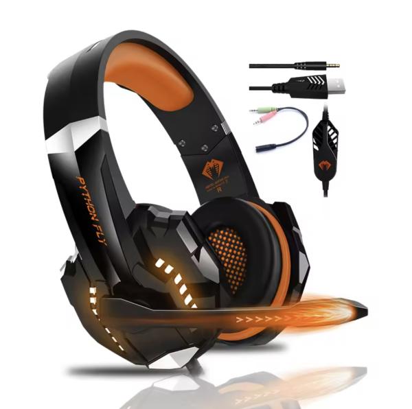 Virtual 7.1 Surround Sound ANC Wireless Headphones Active Noise Canceling Gaming