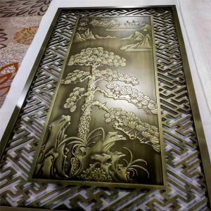 China Decorative 304 301 Stainless Steel Partition Screen Screen Cold Rolled Customized factory