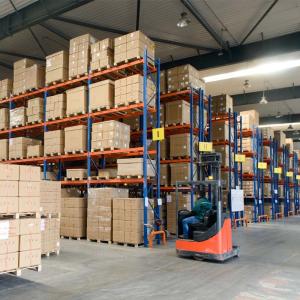 China Pallet Shelving Steel Racks For Warehouse Industrial Warehouse Storage Racks 1.5-2.5mm Depth factory