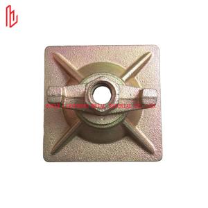 China Square Scaffolding Spare Parts Ductile Iron Casting Formwork Combi Plate Nut factory