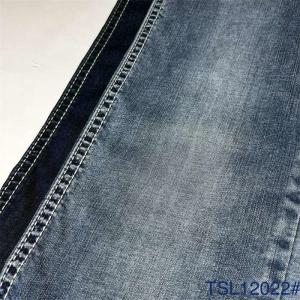 China Tear Resistant Organic Stretch Tencel Cotton Denim Fabric 21s Yarn factory