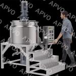 1000L 65RPM Liquid Detergent Mixer Dish Washing Liquid Chemical Mixing Machine