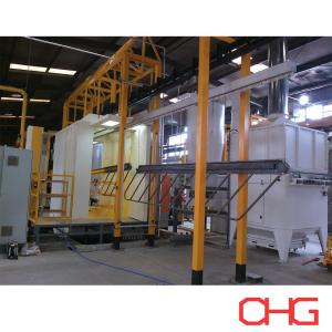 China Customized Automatic Powder Coating Line Equipment With PVC Spray Booth factory