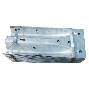 China Q235 Q345 Double Beams Highway Guardrail Fitting Steel Bridge Terminal End For Traffic Safety factory