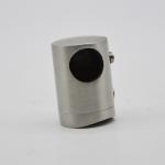 Post right Connector to tube for railling, Satin or Mirror finishing, SS304