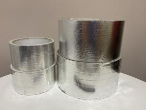 China Self Adhesive FSK Reinforced Aluminium Foil Duct Tape Fire Resistant factory