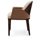 88x52cm Modern Luxury Dining Chairs Leather Fully Assembled Dining Sets