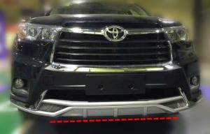 China TOYOTA HIGHLANDER 2014 2015 KLUGER Front Bumper Guard and rear Bumper Guard factory