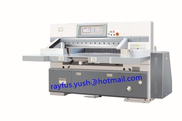 High Precision Paper Roll To Sheet Cutting Machine / Heavy Duty Guillotine Paper