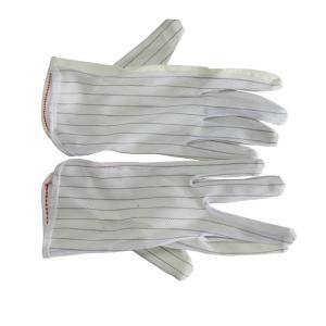 Nylon PU Lightweight Gloves ESD Anti Static Black PU Coated Safety Work Gloves