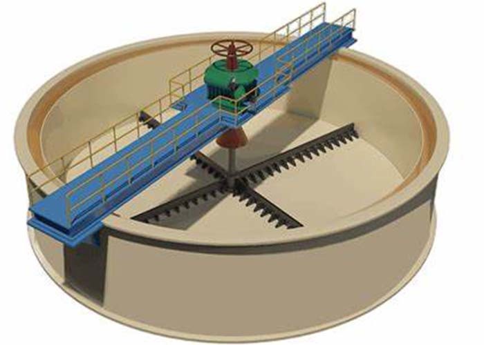 Natural Settling Water Treatment Thickener Equipment High Efficient Work