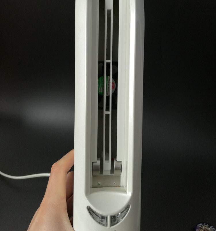 Portable home Desk Air Purifier 100V-250V ABS Material 74.4*95.5*334mm