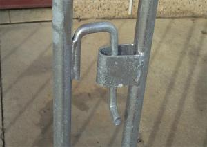 China crowd barrier / hot sale used concert metal crowd control barriers 1.1M height x 2.5M width 35mm tube factory