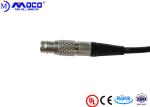 Male Plug Circular Push Pull Connectors , Circular Power Connector 2 - 30 Pin
