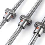 Heavy Load Rolled Ball Screw Efficient 10mm Ball Screw Food Grade Lubrication