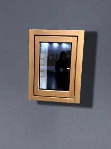 China White American Upvc Window / Upvc Casement Window With Woodgrain Finish And Customized Glass factory