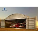 Q235B/Q345B Low Carbon Steel Hangar Shop Frame Design for Steel Building