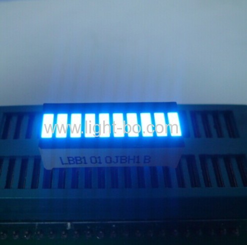 Pure Green 10 LED Light Bar 120MCD - 140MCD Luminous Intensity