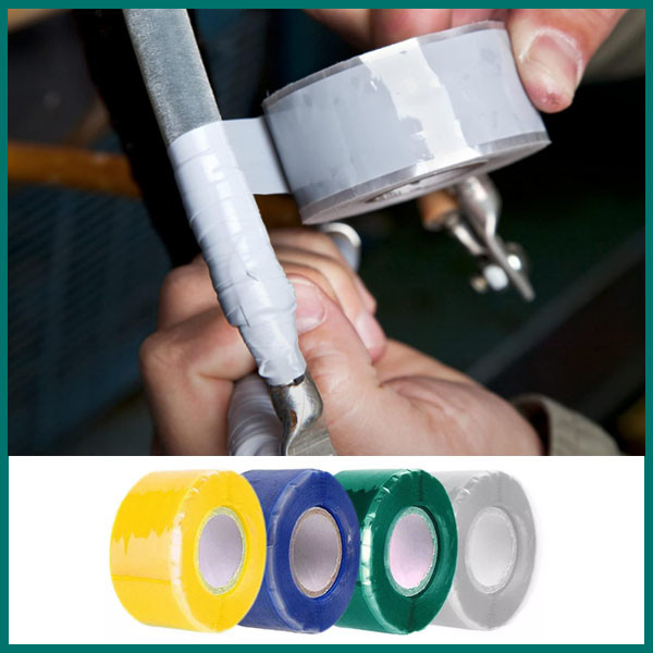 Silicone self fusing tape, insulation & fireproof for large cables and irregular shape conductor
