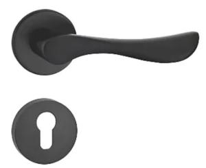 China Aluminum Alloy Door Lock Handle in Modern Style and Design for Surface Mounted Installation factory