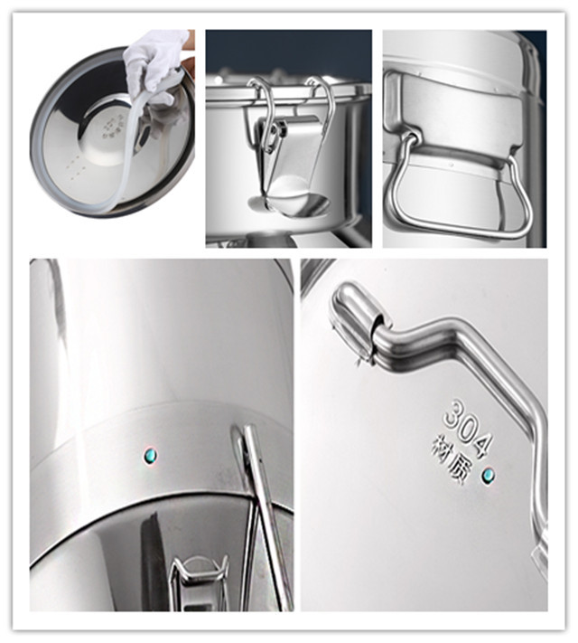 Hard Leakproof 304 Stainless Steel Sealing Tank For Dairy Farm