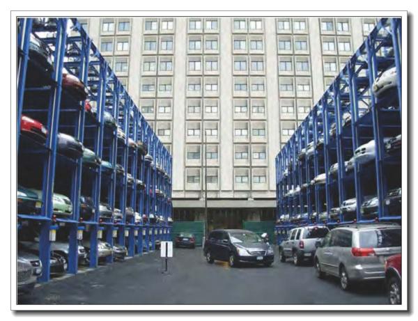 Four Post Parking Lift 3-5 Floors/ Four Post Car Parking Lift multi-level