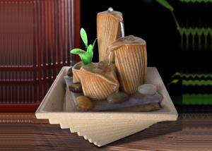 China small Three Columns Indoor Waterfall Fountain factory