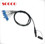 Waterproof 12 Core Tactical Breakout Fiber Optic Cable