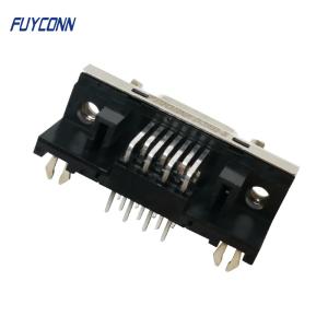 Female SCSI Connector 90 Degree R/A PCB Mount SCSI 14 Pin Connector
