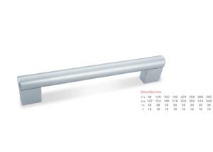 China Furniture handle Hardware Decoration Cabinet Aluminium Pull Handle Knob, 96, 128mm factory