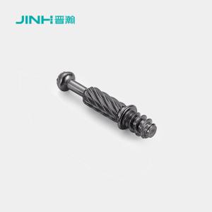 China Black Nickel Plated 32mm Minifix Cam Bolt Easy Installation Furniture Connecting Fitting factory