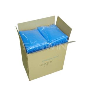 China Hospital Disposable Bed Sheet 0.8mx2.1m Water Resistant Sms Non Woven Fabric factory