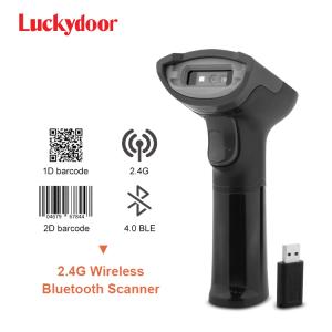 Inventory 2.4G Wireless USB for Bluetooth 2D 1D QR Code Scanner LED Light Source