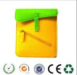 New products zipper design felt laptop bag ,6 colors available
