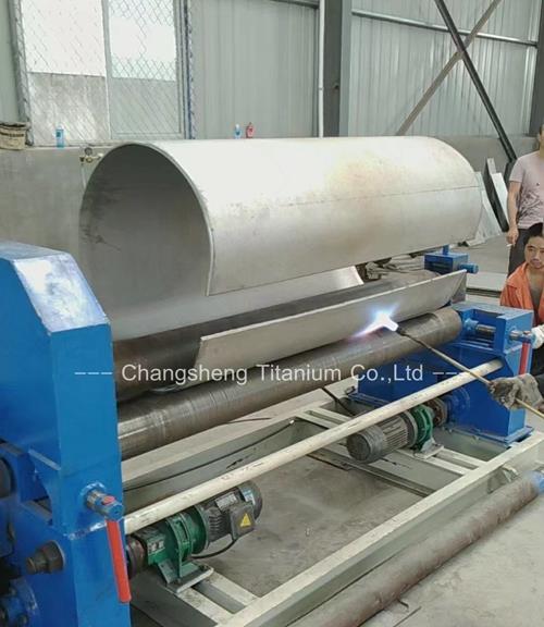Gr2 Titanium Welded Pipe THK5.0mm For Petroleum
